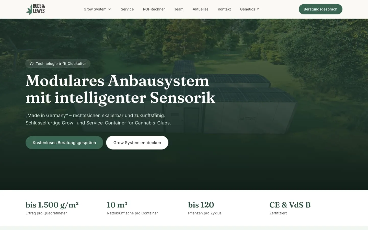 Screenshot budsnleaves.de