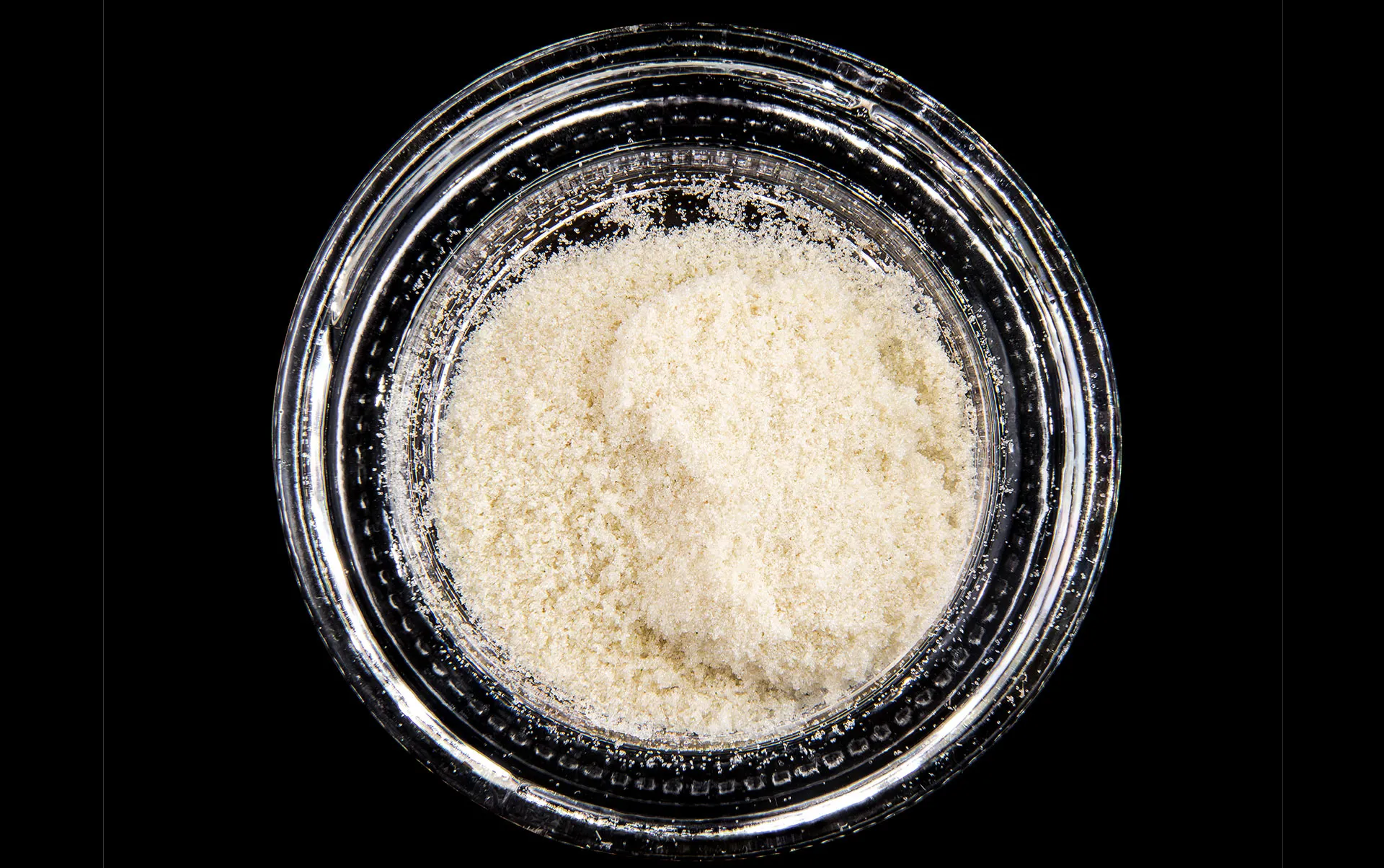 Ice-water hash in a jar